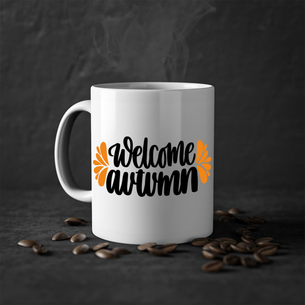Welcome Autumn 513#- fall-Mug / Coffee Cup