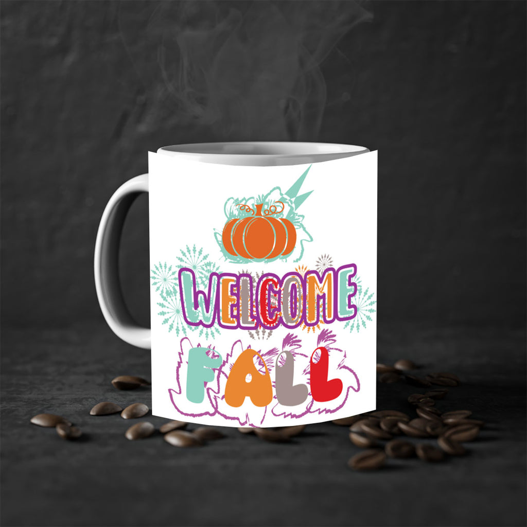WelcomeFalldesign 638#- fall-Mug / Coffee Cup