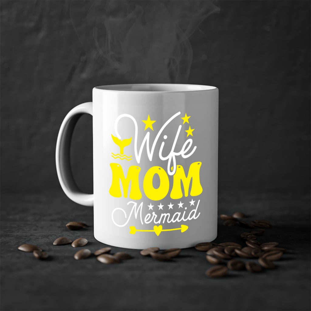 Wife Mom Mermaid 669#- mermaid-Mug / Coffee Cup