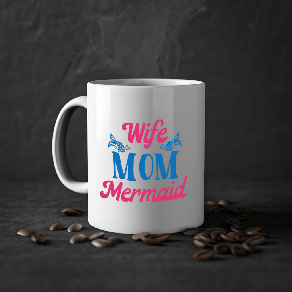 Wife Mom Mermaid 670#- mermaid-Mug / Coffee Cup