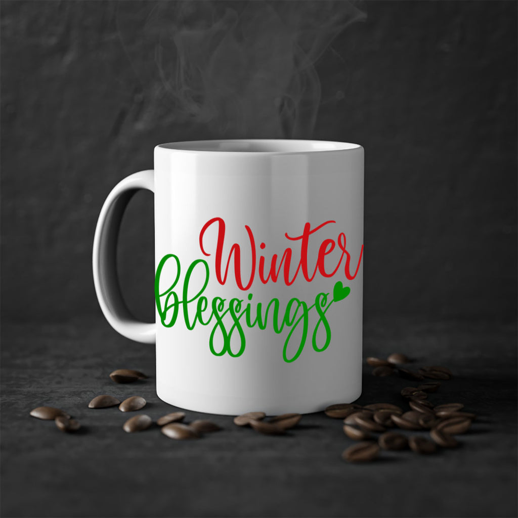 Winter Blessings 492#- winter-Mug / Coffee Cup