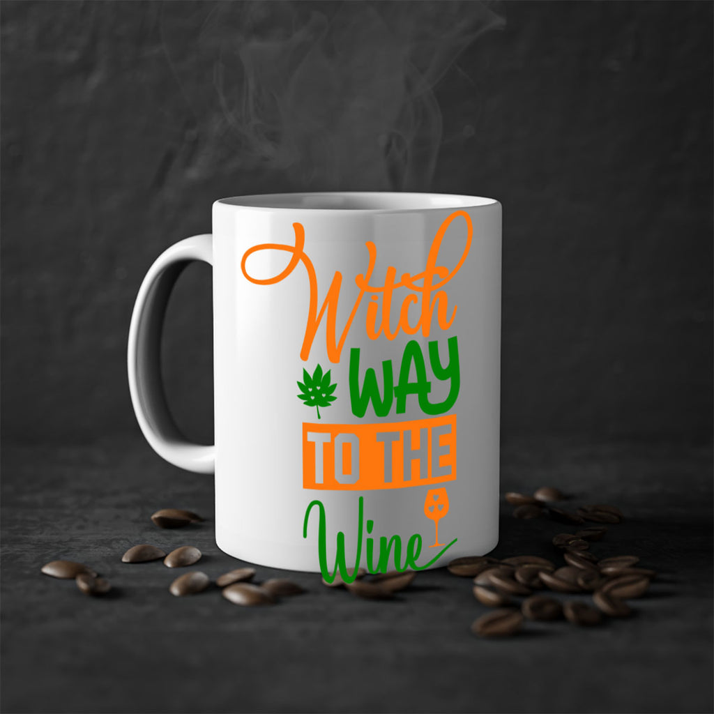 Witch Way to the Wine 650#- fall-Mug / Coffee Cup