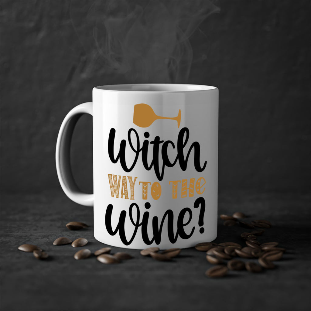 Witch Way to the Wine 651#- fall-Mug / Coffee Cup