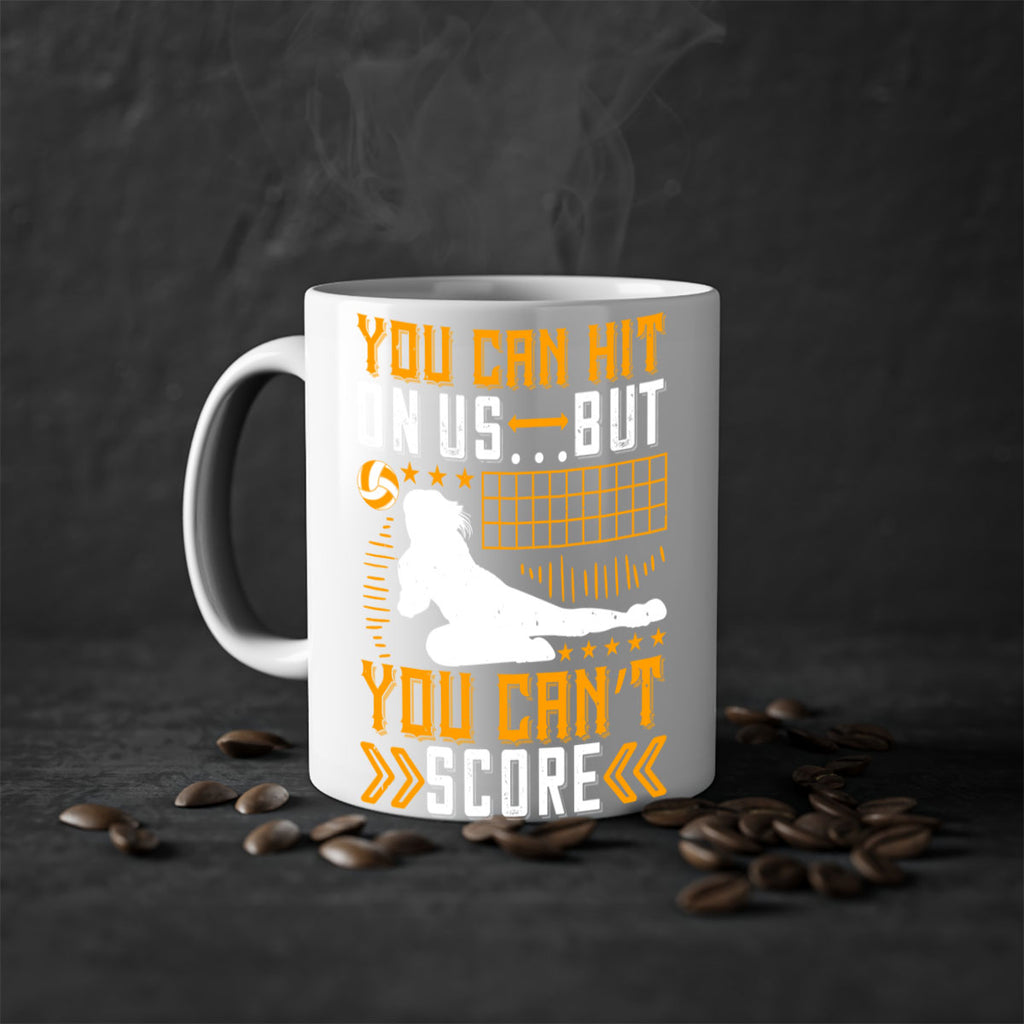 You can hit on us …but you can’t score Style 23#- volleyball-Mug / Coffee Cup