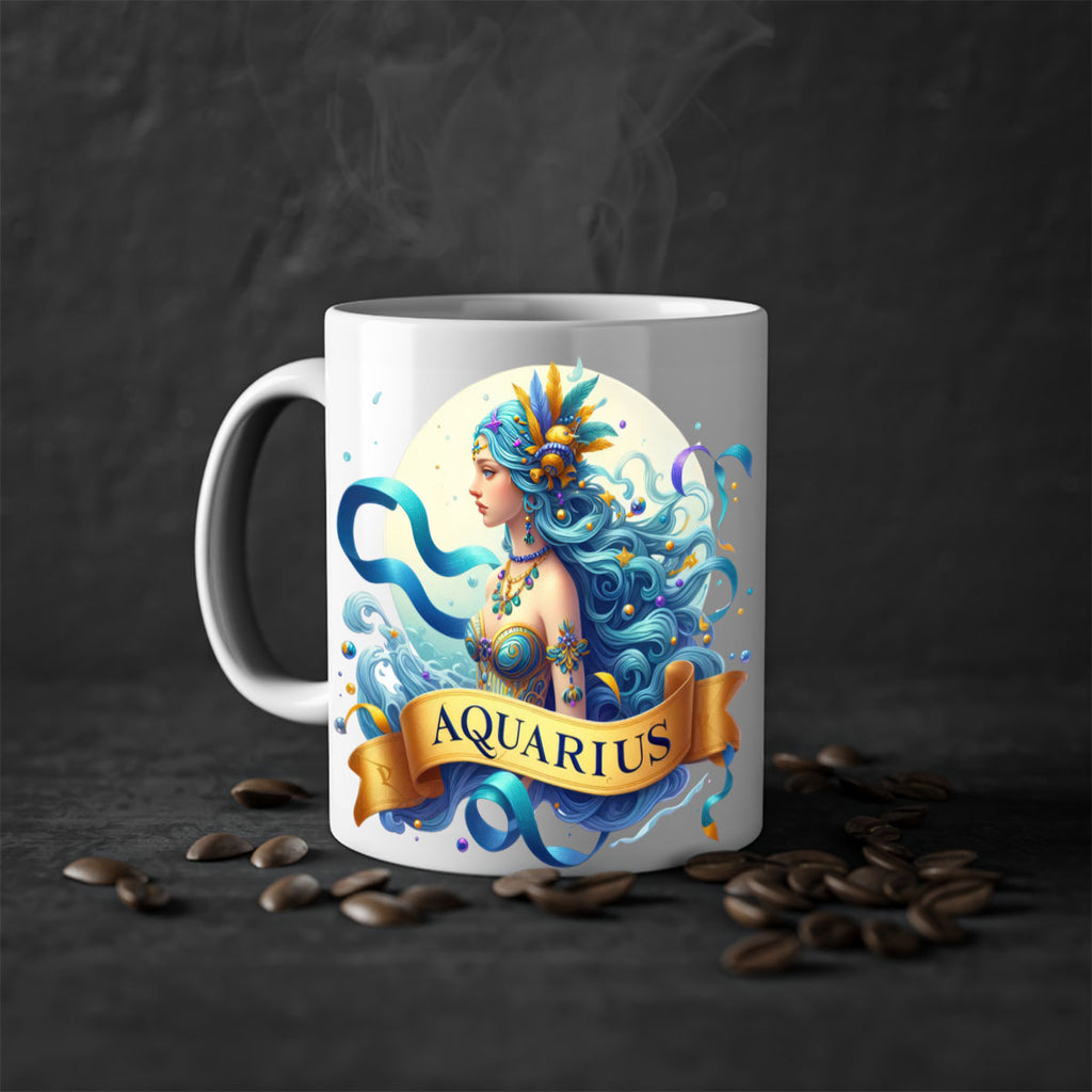 aquarius 84#- zodiac-Mug / Coffee Cup