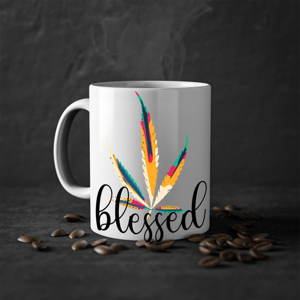 blessed colorful 19#- marijuana-Mug / Coffee Cup