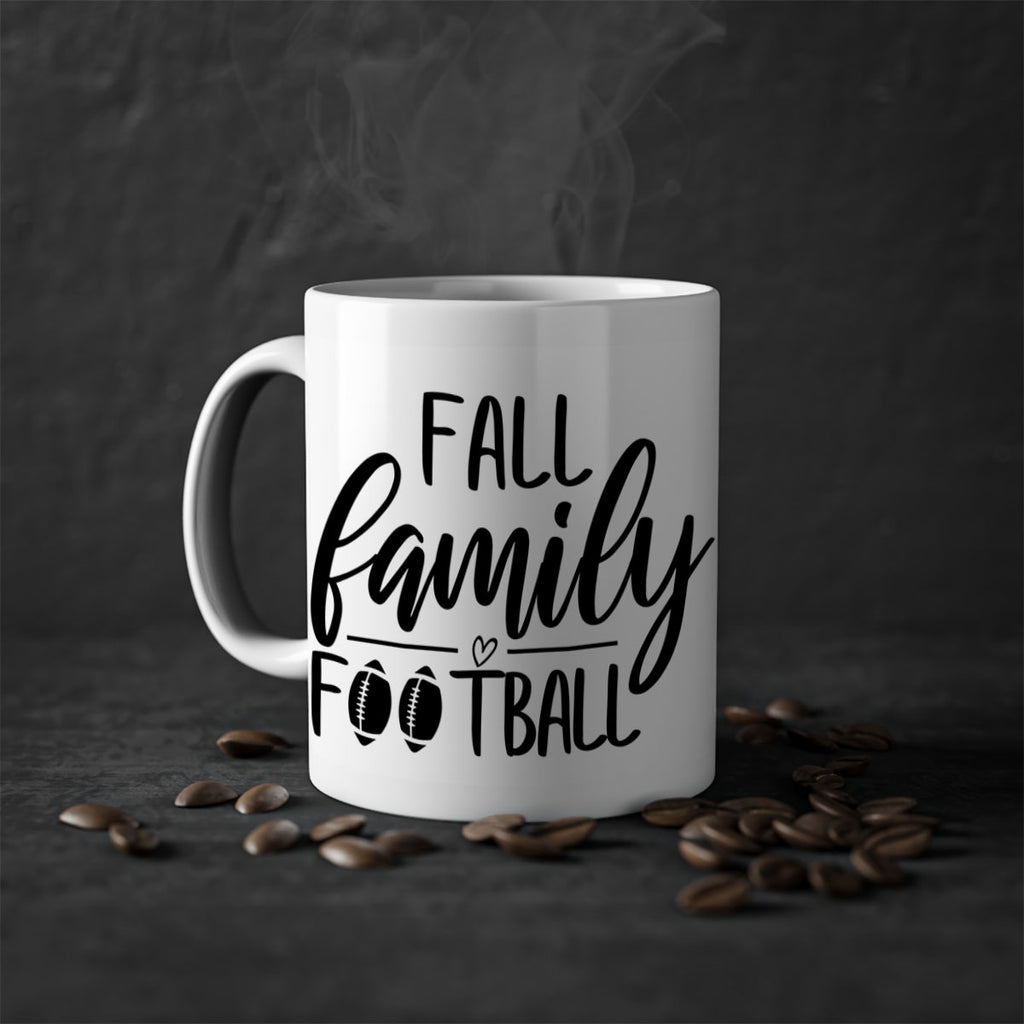 fall family football 100#- fall-Mug / Coffee Cup
