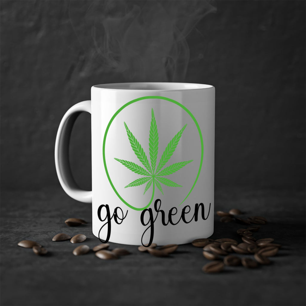 go green cannabis 92#- marijuana-Mug / Coffee Cup