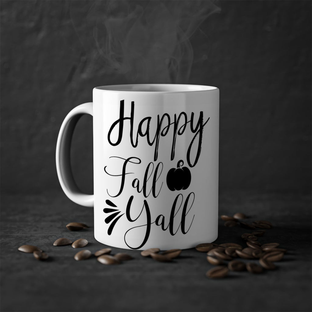 happy fall yall 231#- fall-Mug / Coffee Cup