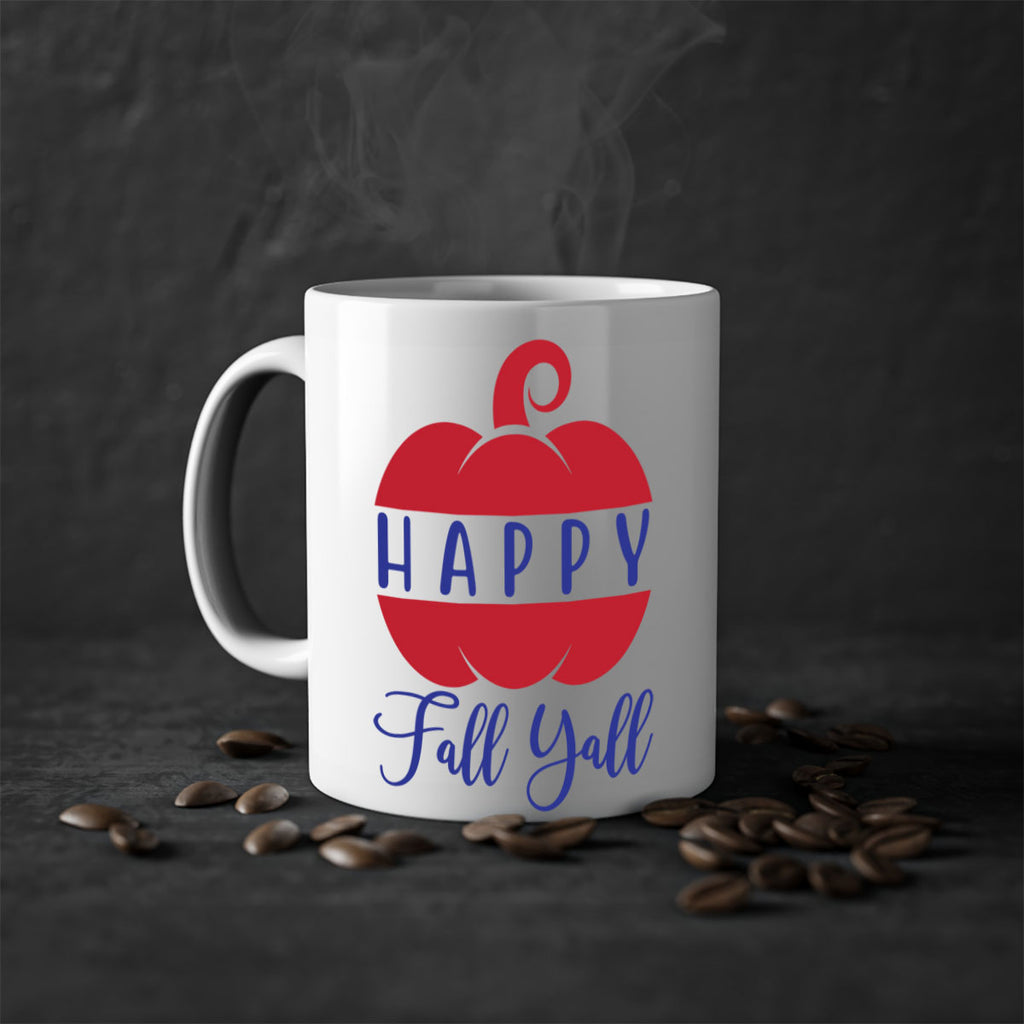 happy fall yall 232#- fall-Mug / Coffee Cup