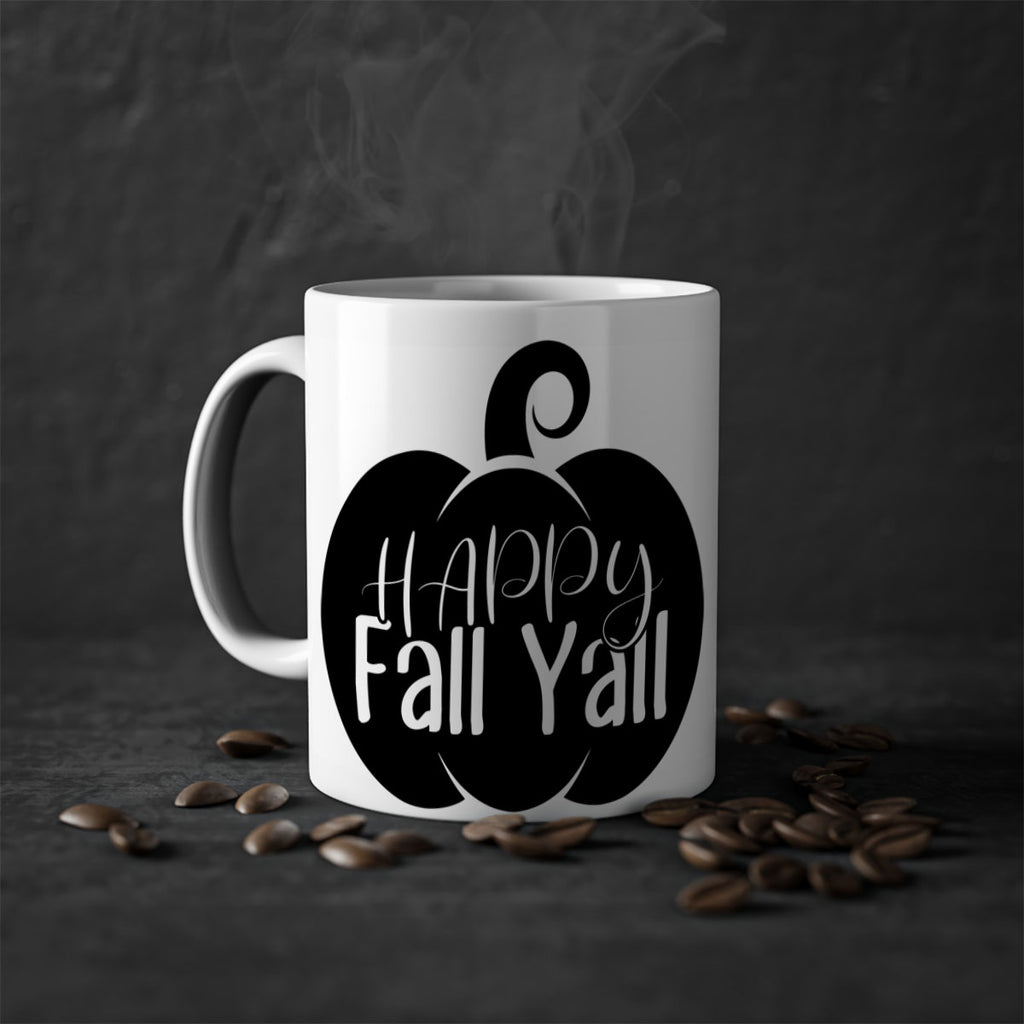 happy fall yall 235#- fall-Mug / Coffee Cup