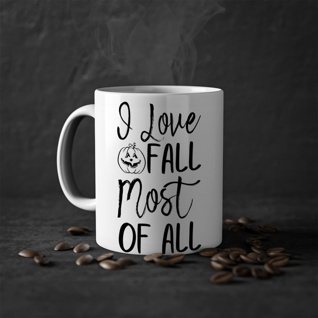 i love fall most of all 327#- fall-Mug / Coffee Cup