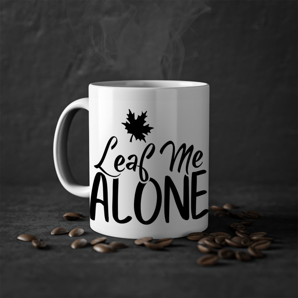 leaf me alone 386#- fall-Mug / Coffee Cup