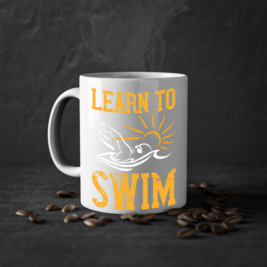 learn to swim 953#- swimming-Mug / Coffee Cup