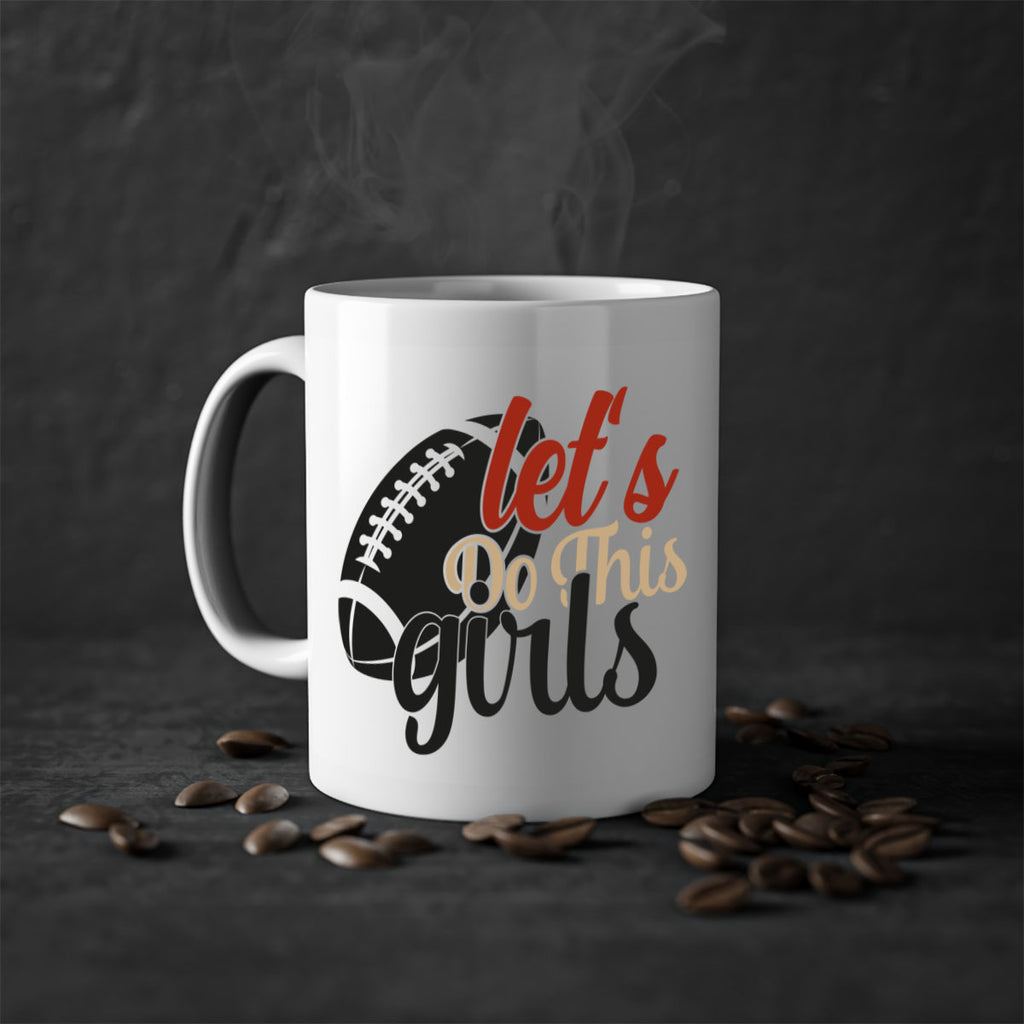 lets do this girls 2282#- softball-Mug / Coffee Cup