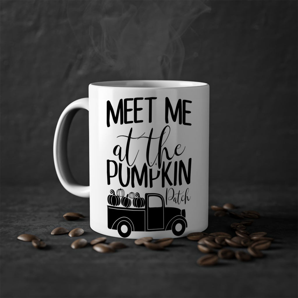 meet me at the pumpkin patch 424#- fall-Mug / Coffee Cup