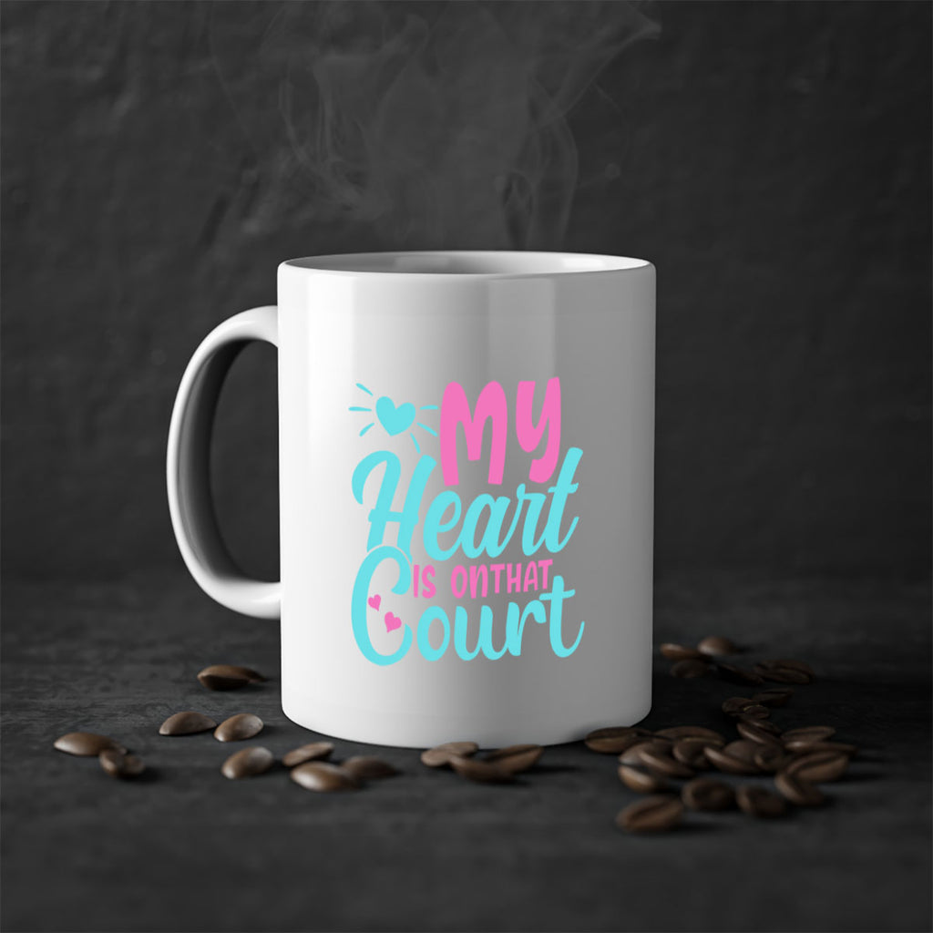 my heart is on the court 1988#- basketball-Mug / Coffee Cup