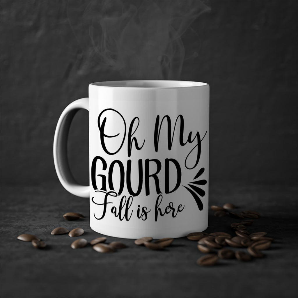 oh my gourd fall is here 453#- fall-Mug / Coffee Cup