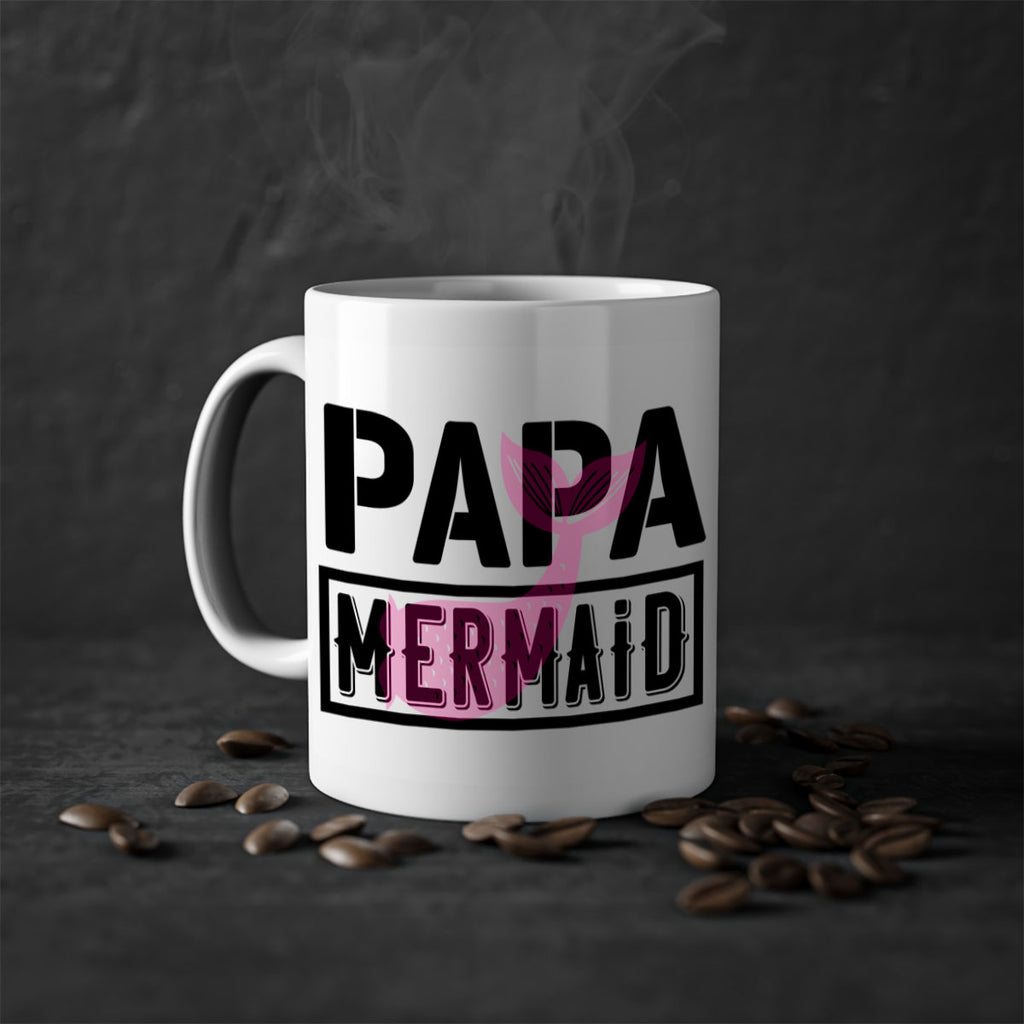 papa mermaid 533#- mermaid-Mug / Coffee Cup
