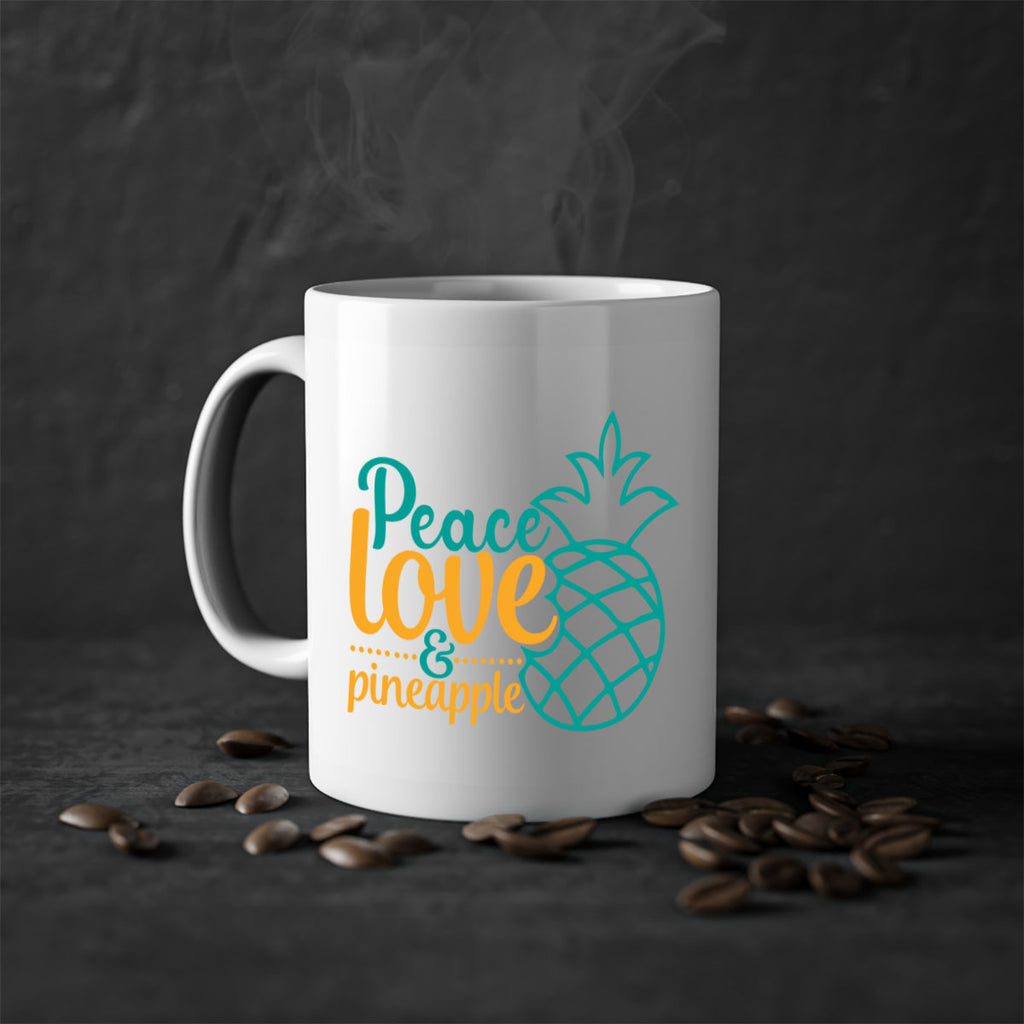 peace love pineapple Style 82#- Summer-Mug / Coffee Cup