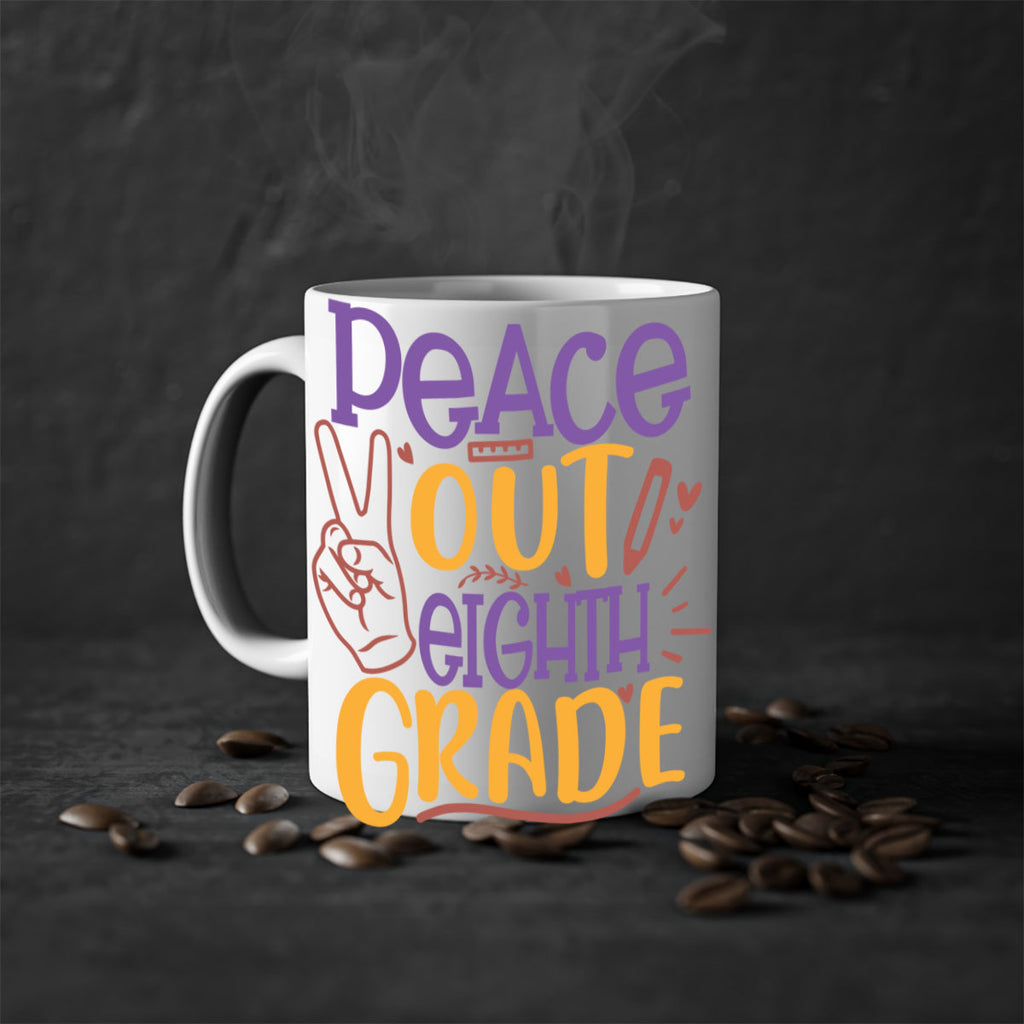 peace out 8th grade 2#-8th grade-Mug / Coffee Cup