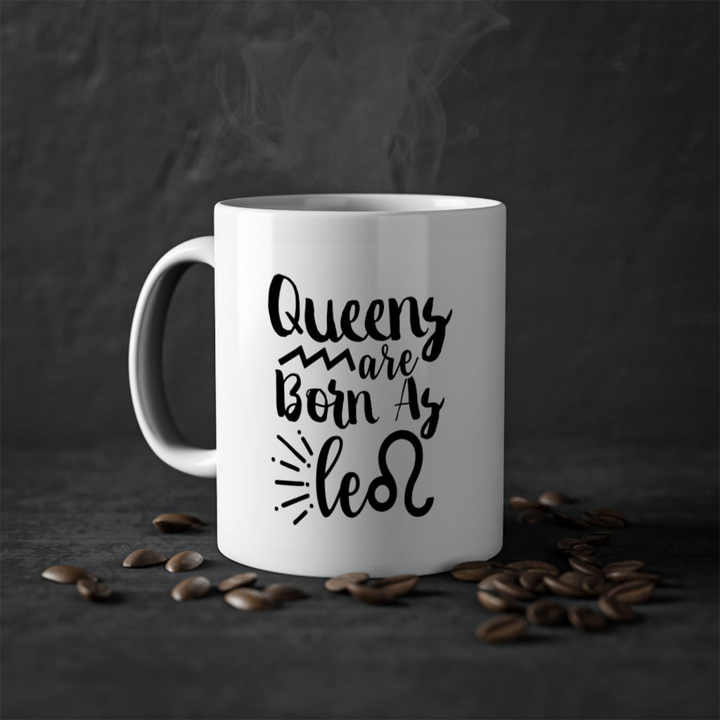 queens Are Born As Leo 386#- zodiac-Mug / Coffee Cup