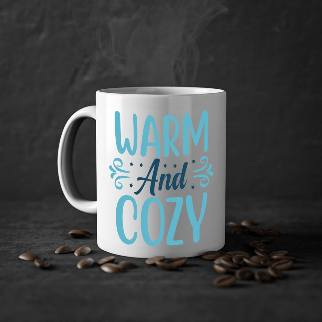 warm and cozy 444#- winter-Mug / Coffee Cup