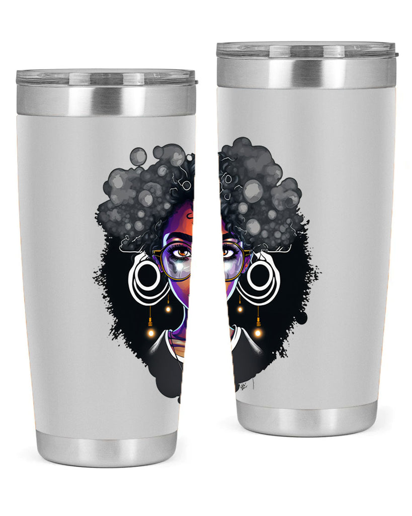 Sparkling Black Girl Design 10#- women-girls- Tumbler