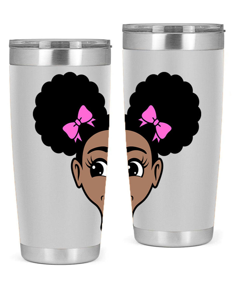 afro puffs girl 74#- women-girls- Tumbler