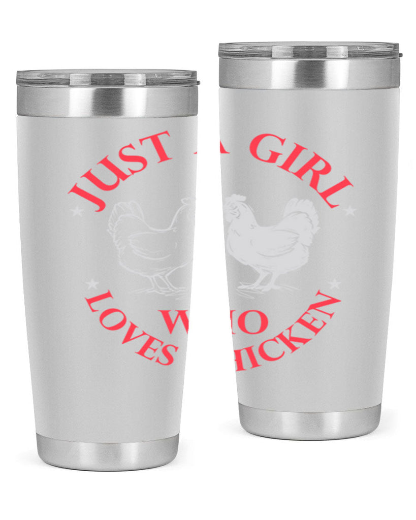 just a girl who loves chicken Style 3#- chicken- Tumbler