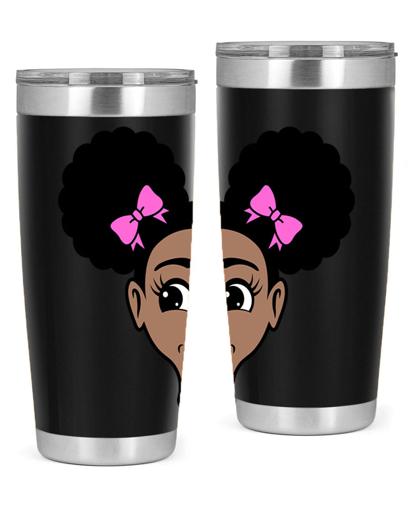 afro puffs girl 74#- women-girls- Tumbler