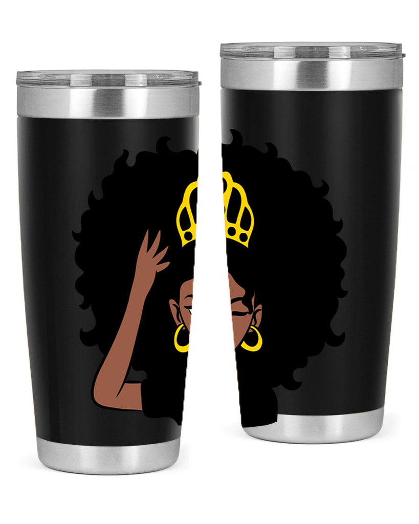 afro queen crown 72#- women-girls- Tumbler