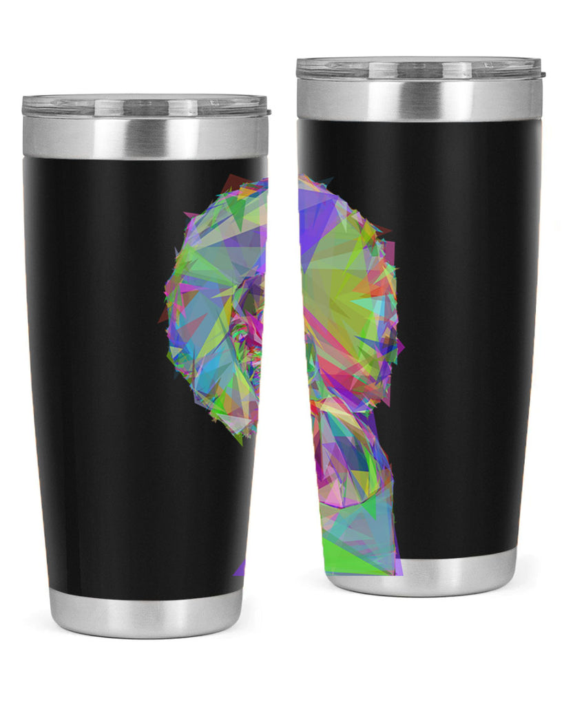 beautiful black woman geometric prismatic 59#- women-girls- Tumbler