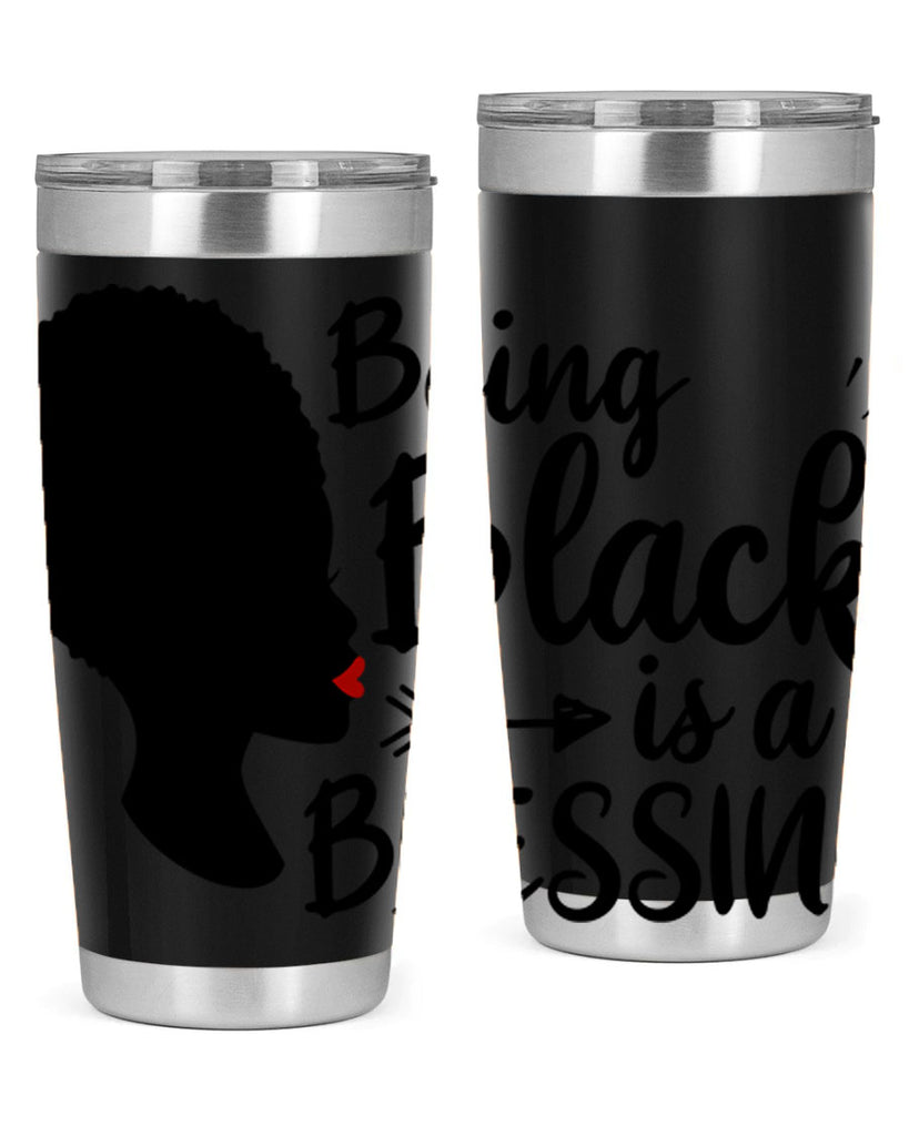 being black is a blessing Style 63#- women-girls- Tumbler