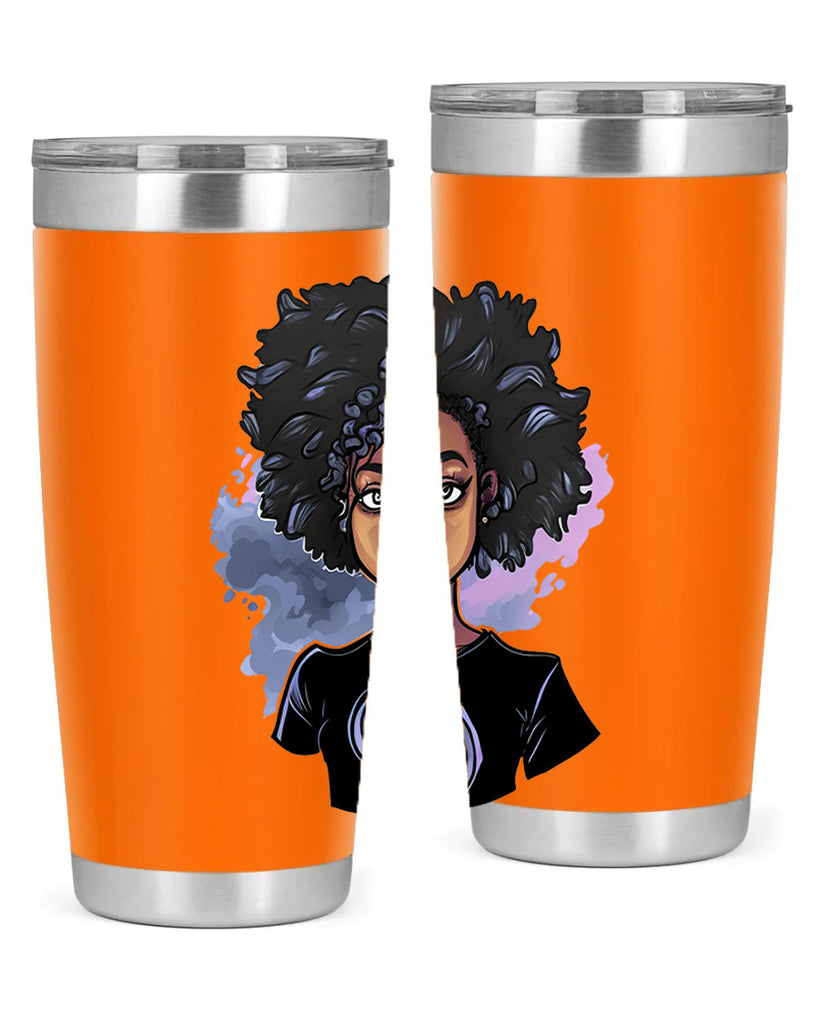 Sparkling Black Girl Design 1#- women-girls- Tumbler