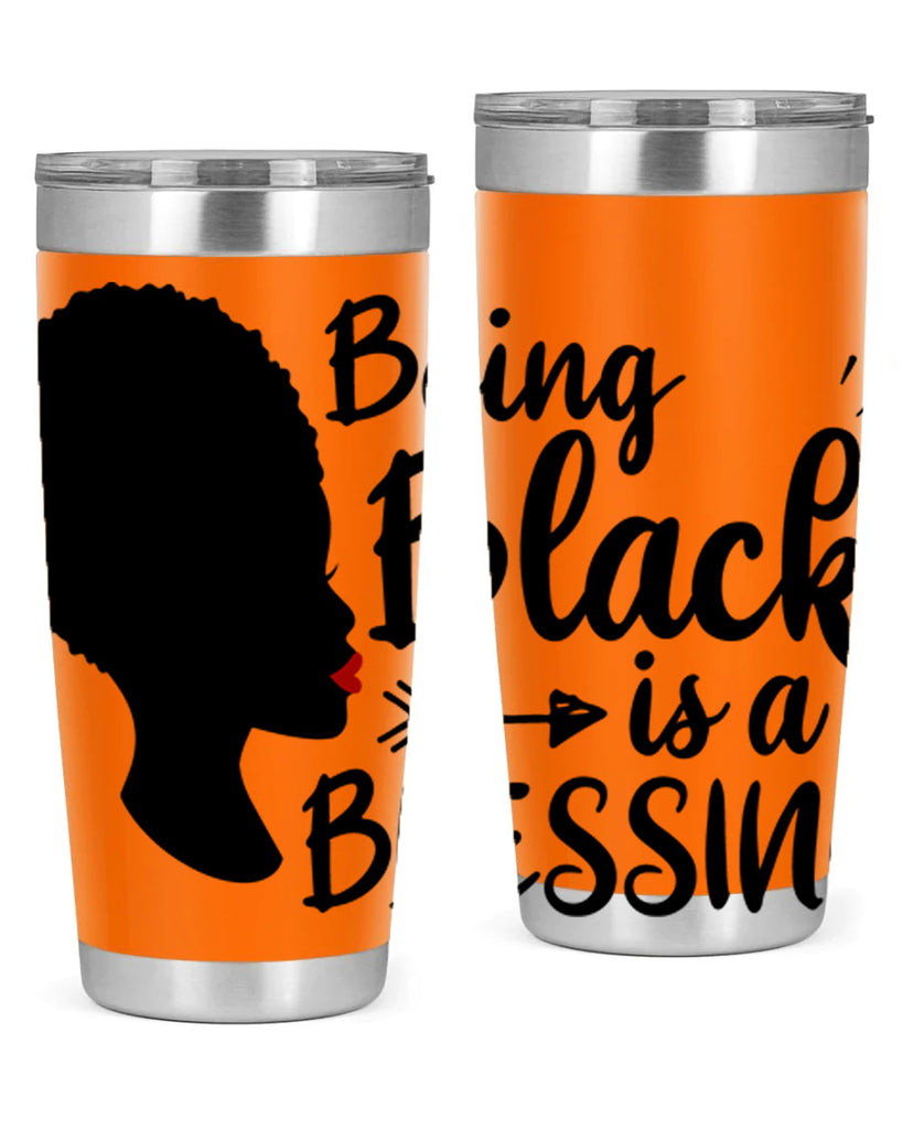 being black is a blessing Style 63#- women-girls- Tumbler