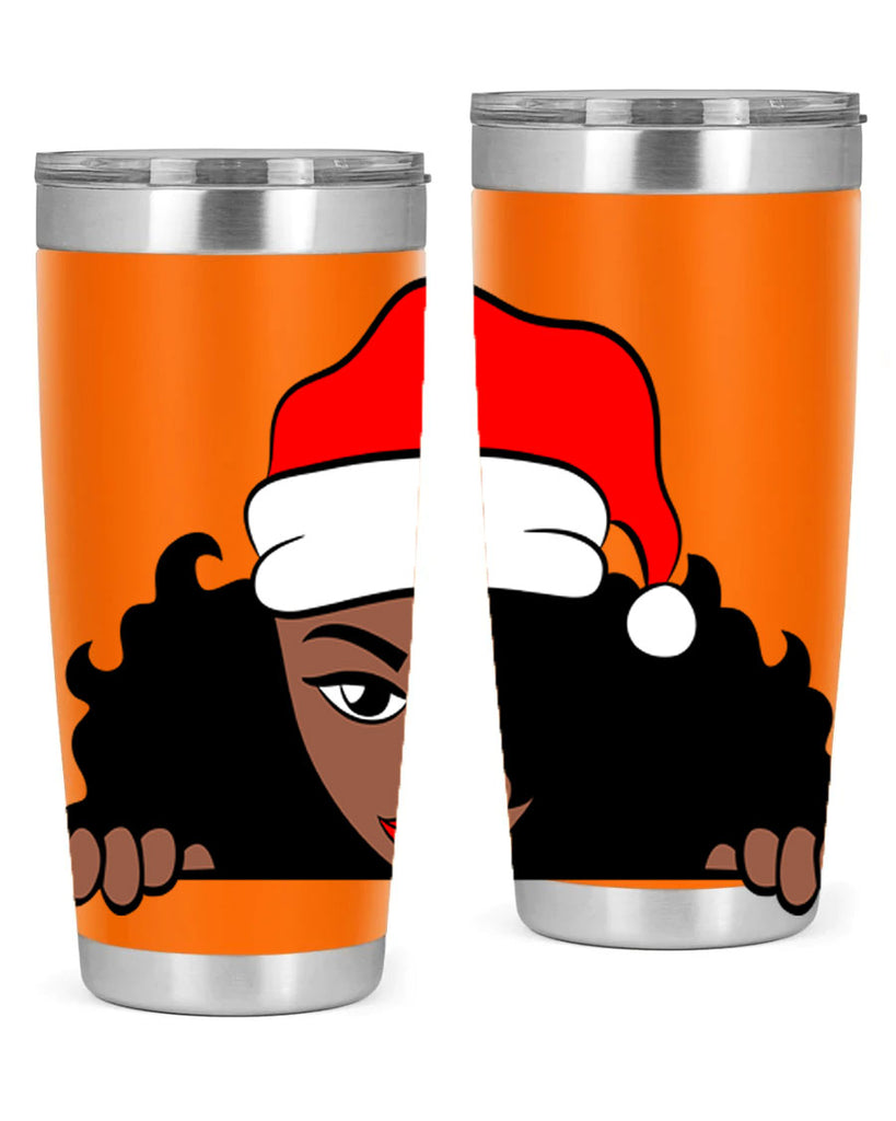 peekaboo santa girl 22#- women-girls- Tumbler