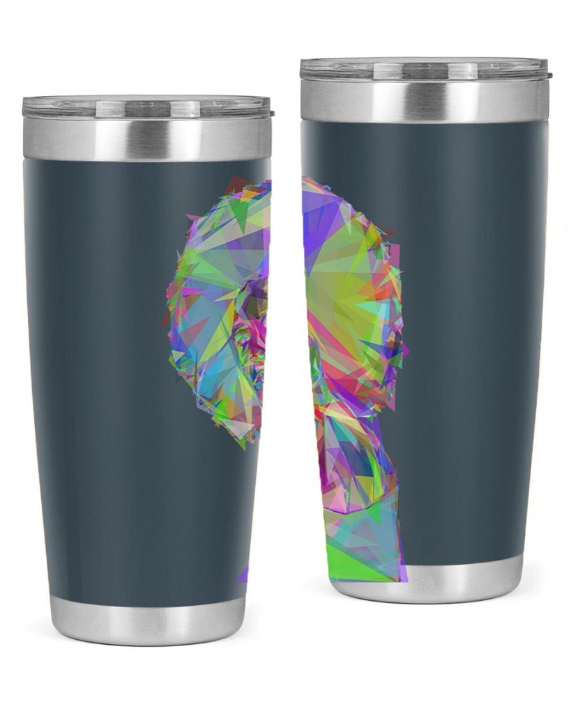 beautiful black woman geometric prismatic 59#- women-girls- Tumbler