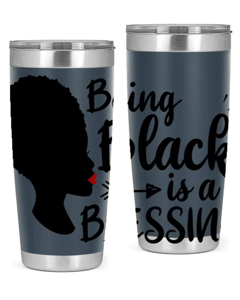 being black is a blessing Style 63#- women-girls- Tumbler