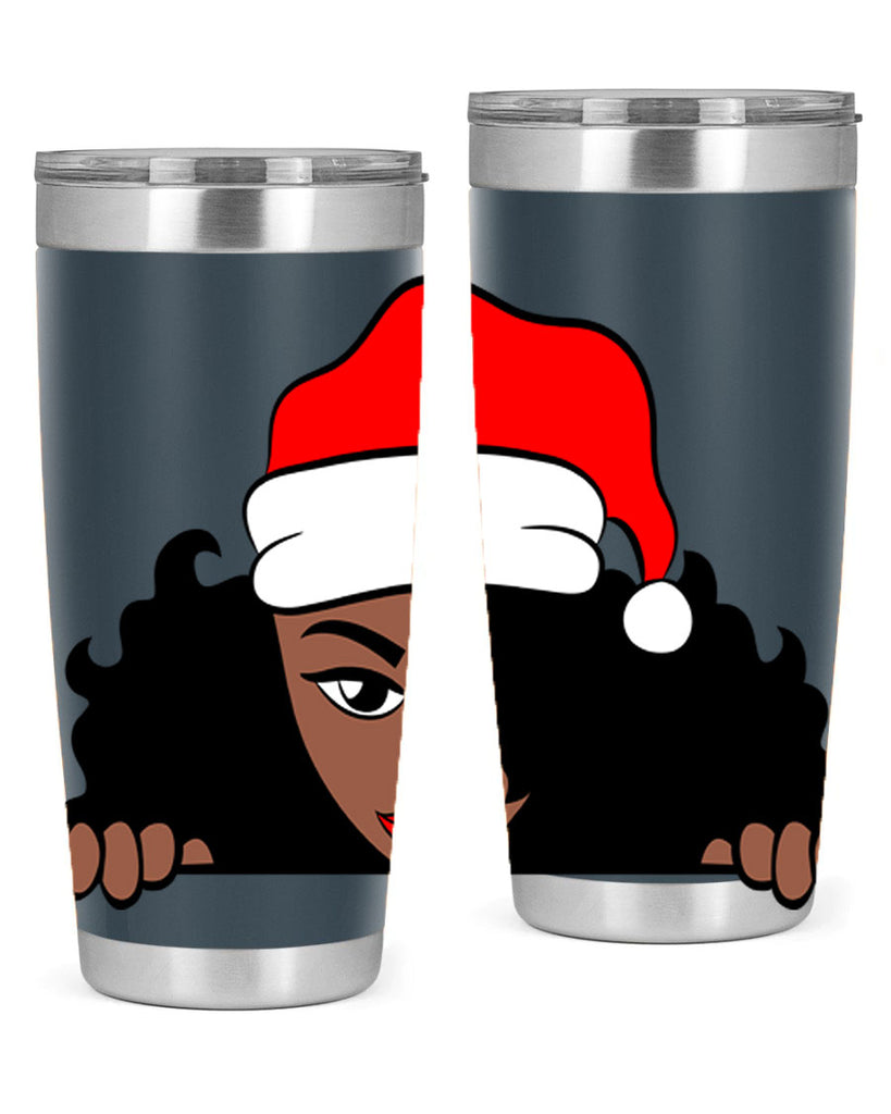 peekaboo santa girl 22#- women-girls- Tumbler