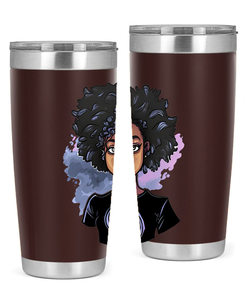 Sparkling Black Girl Design 1#- women-girls- Tumbler