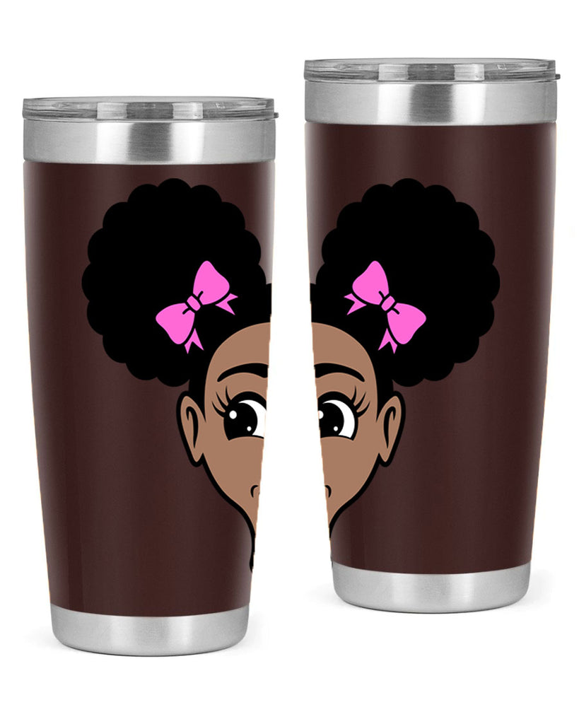 afro puffs girl 74#- women-girls- Tumbler