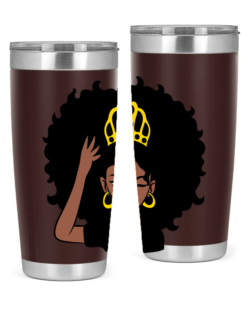 afro queen crown 72#- women-girls- Tumbler