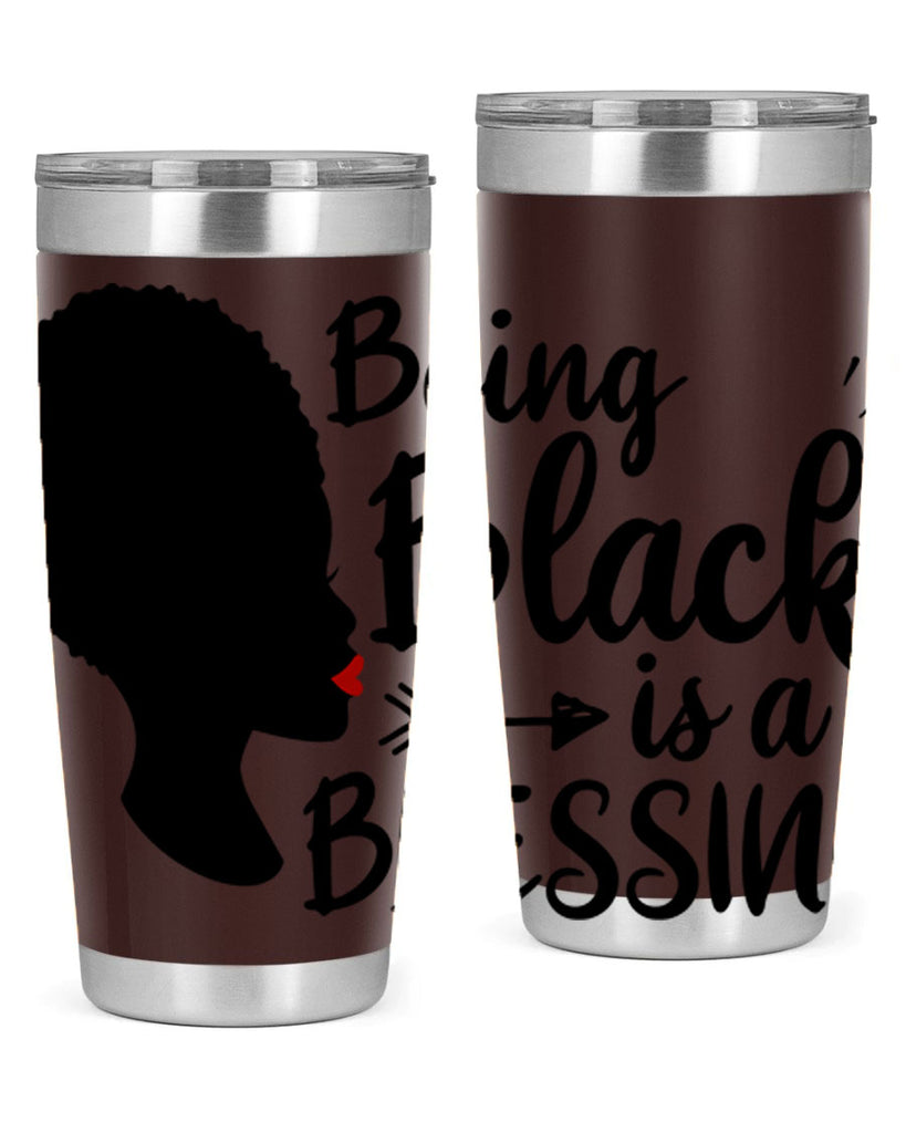 being black is a blessing Style 63#- women-girls- Tumbler