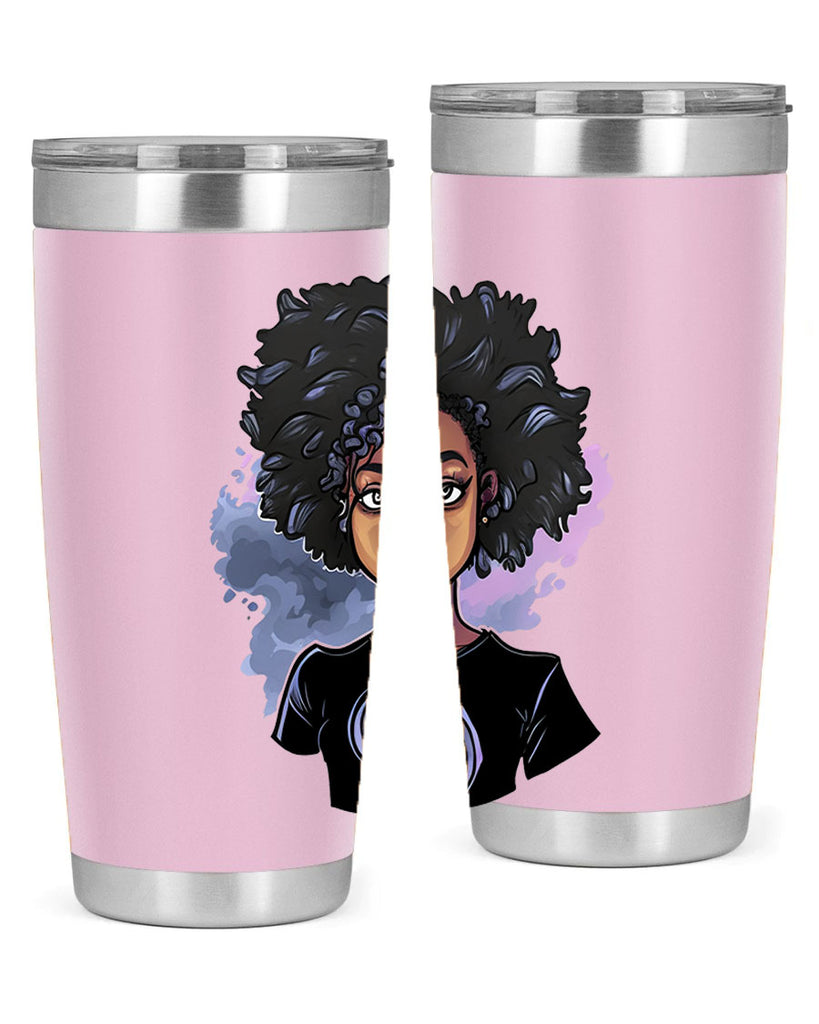 Sparkling Black Girl Design 1#- women-girls- Tumbler