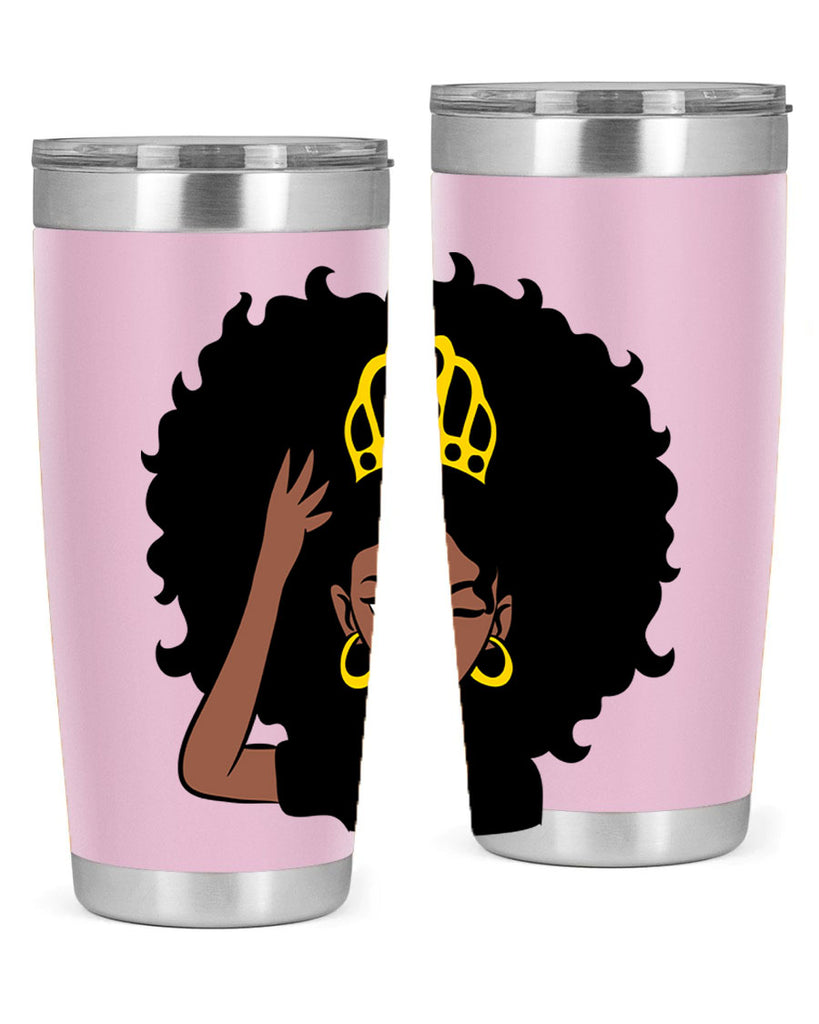 afro queen crown 72#- women-girls- Tumbler