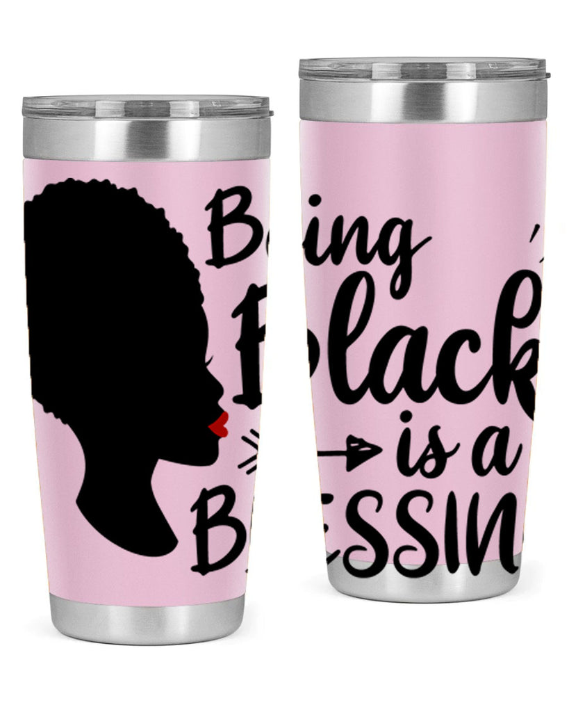 being black is a blessing Style 63#- women-girls- Tumbler