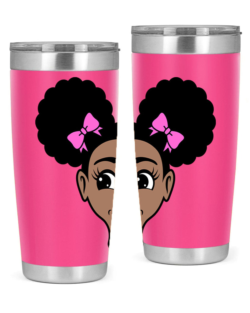 afro puffs girl 74#- women-girls- Tumbler