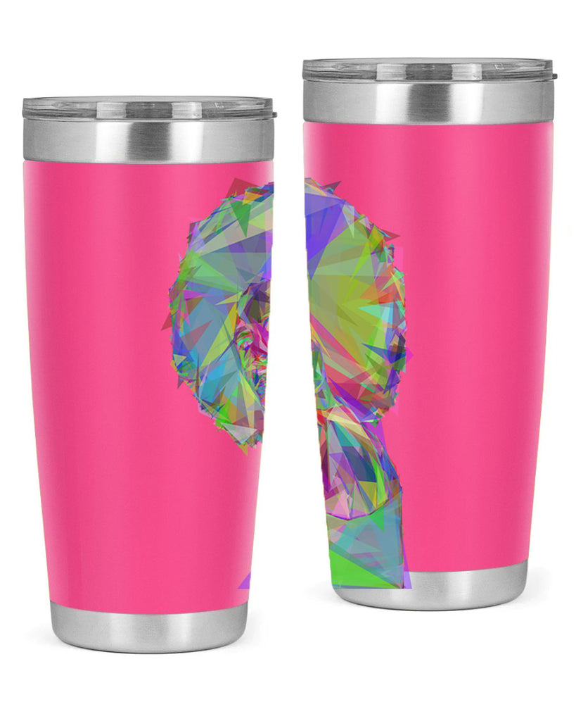 beautiful black woman geometric prismatic 59#- women-girls- Tumbler