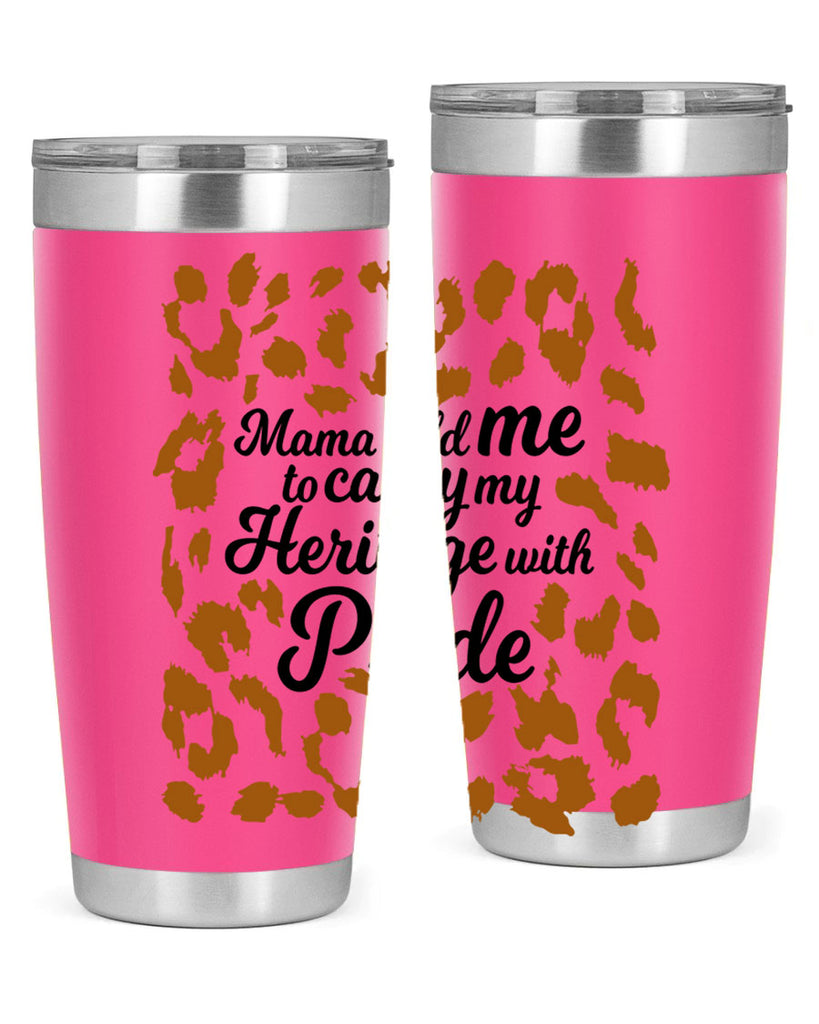 mama told me to carry my heritage with pride Style 23#- women-girls- Cotton Tank